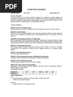 Computer Graphics: Course Code: MCA 301 Credit Units: 04 Course Objective