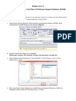 Belajar Java2 (Tambah, Simpan & Cari Di Netbeans Database MySql)