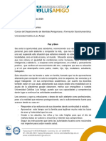 Carta A Estudiantes Departamento de Identidad Amigoniana 1