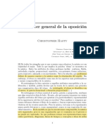 01 - HASTY - Carácter General de La Oposición