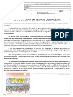 Atividade Diagnóstica 8º Ano