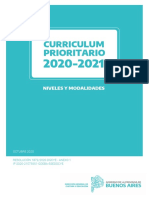 Curriculum prioritario para Educación Inicial