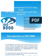 ISO 9000 Implementation (ECCH Case-Study)