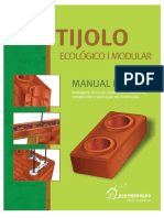 TIJOLO ECOLÓGICO MODULAR - MANUAL PRÁTICO (ECO Produção)