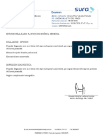 Fractura hueso piramidal muñeca derecha