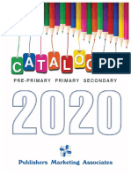 Pma 2020 Pre Primary Seconday