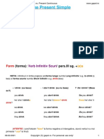 Gapol - Ro 01 The Tenses Present Simple Vs Present Continuous