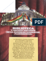Biblioteca y Archivo Histórico de La Asamblea Legislativa Plurinacional, PDF