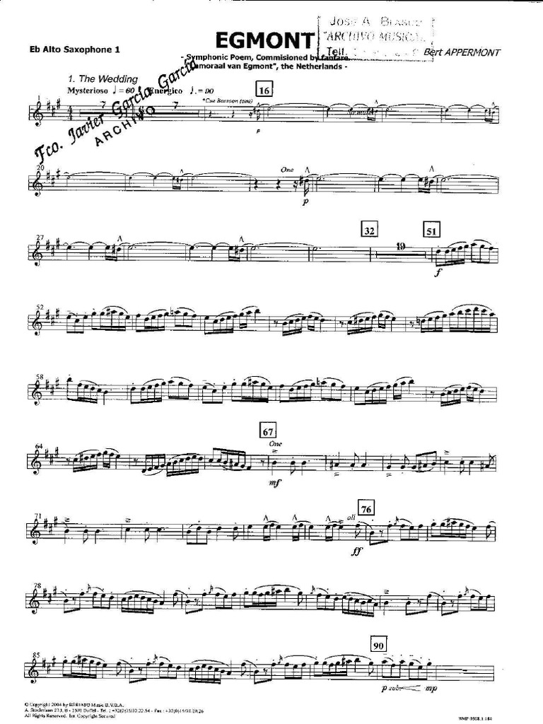 Saxofones - (Appermont, Bert - Egmont) | PDF