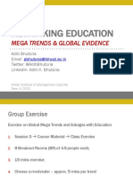 Rethinking Education: Mega Trends & Global Evidence