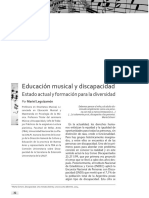 Educación Musical y Discapacidad. Mariel Leguizamón