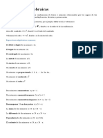 Expresiones Algebraicas