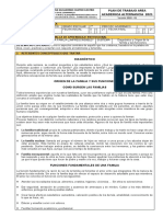 Religión 7° Semana 1 El Origen de La Familia y Sus Funciones