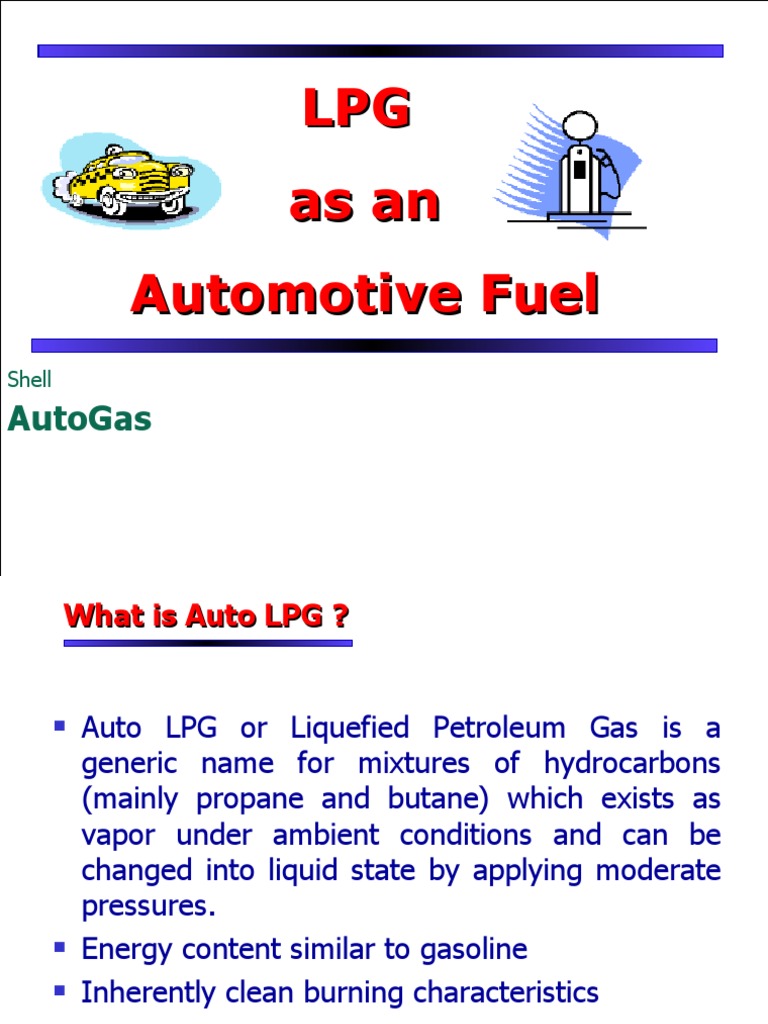 LPG As An Automotive Fuel | PDF | Liquefied Petroleum Gas | Gasoline