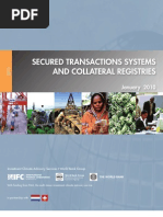 Secured Transactions Systems and Collateral Registries Toolkit