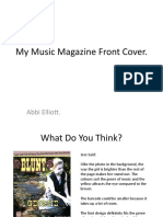 My Music Magazine Front Cover