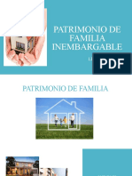 PATRIMONIO DE FAMILIA INEMBARGABLE diana