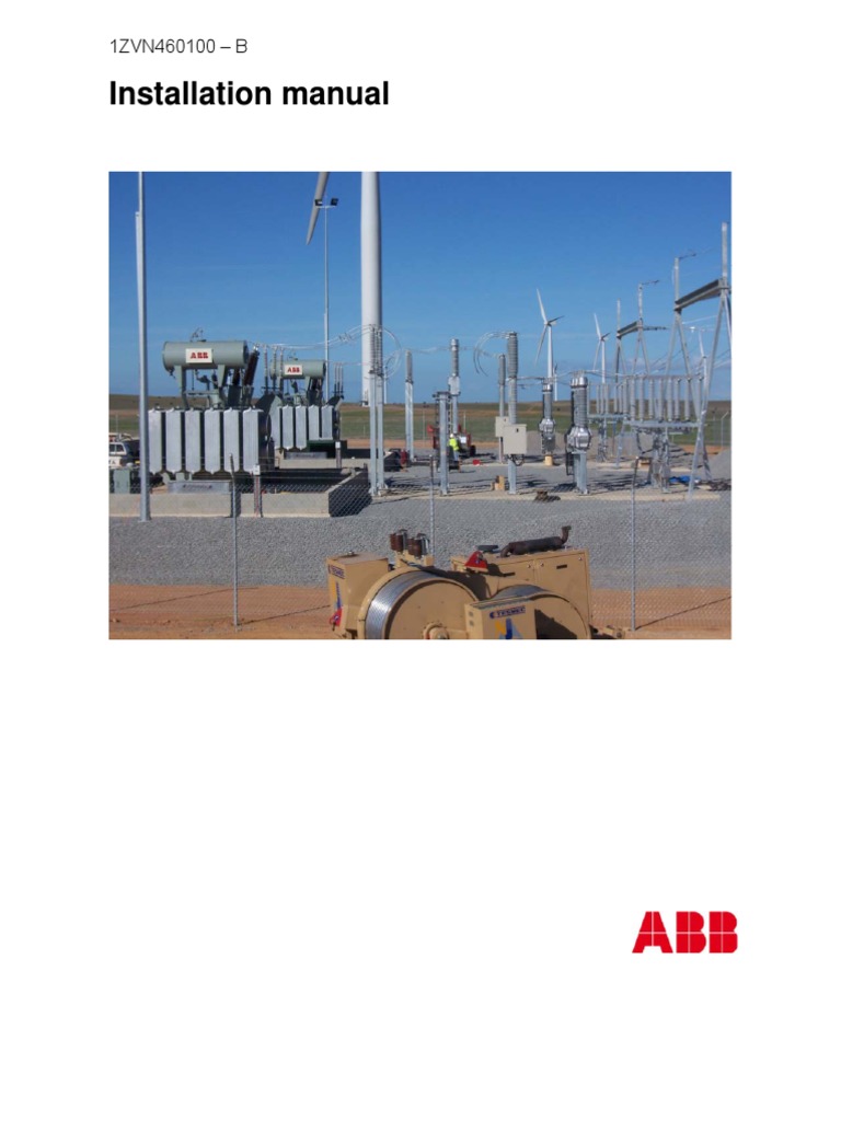 ABB Transformer Installation Manual | PDF | Transformer | Safety