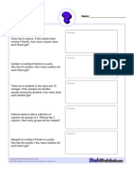 Easy Division Word Problems Math Worksheet 2: Answer