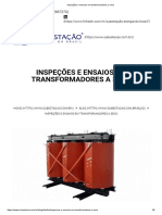 Transformador inspeções