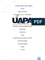 Tarea 3 de Psicologia Social y Comunitaria