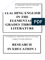 Teaching English in The Elementary Grades Through Literature