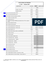 Lista Oficial de Precios de La Construcción - Octubre2020