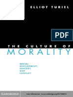 Elliot Turiel - The Culture of Morality - Social Development, Context, and Conflict (2002)