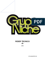 Rider Técnico / GRUPO NICHE