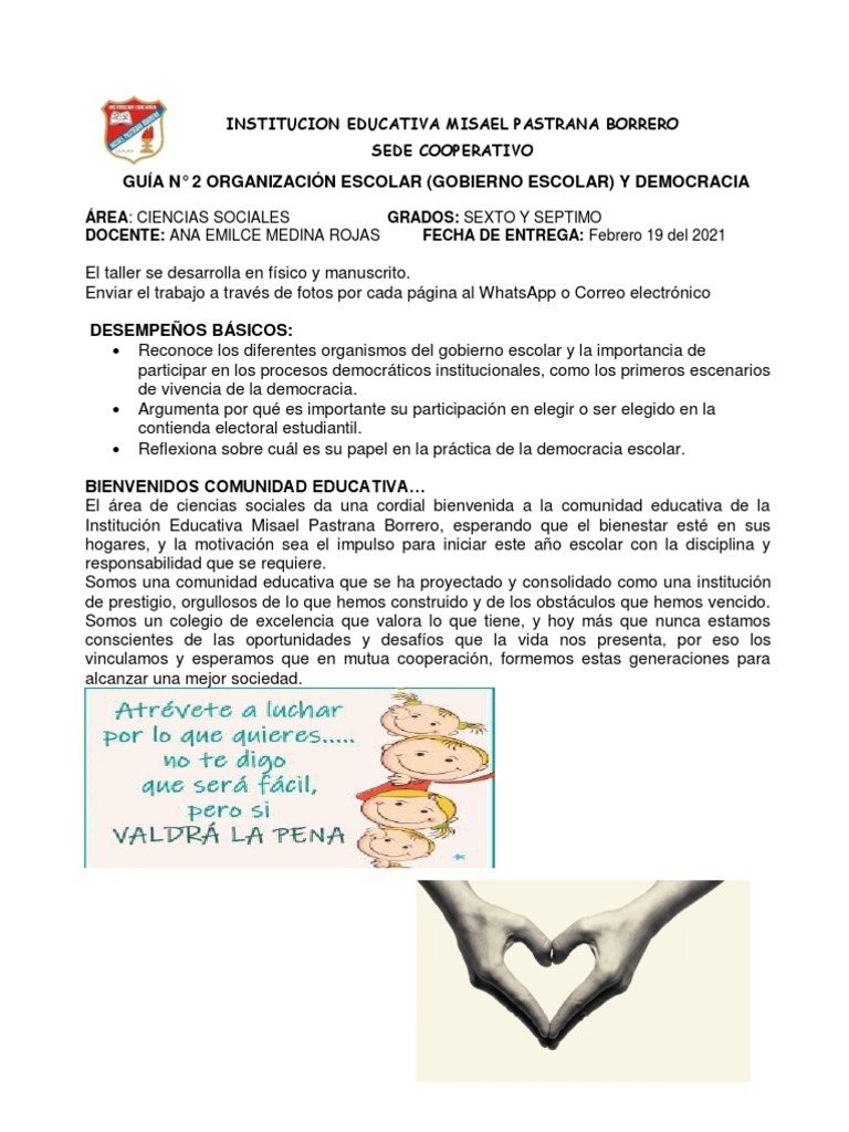 Taller de Democracia para Sexto Grado | PDF | Participación pública ...