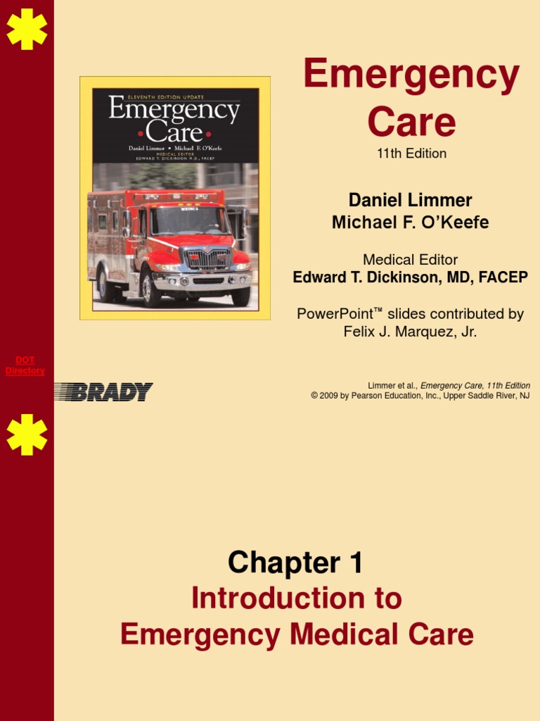 Ems 131 Chapter 1 Pdf Emergency Medical Technician Emergency