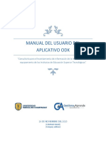 Anexo 10. Manual del usuario del aplicativo ODK