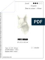 Fox Head: Level 12 Parts Time To Create 4 Hour