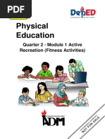 Physical Education: Quarter 2 - Module 1 Active Recreation (Fitness Activities)