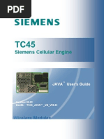 Siemens Cellular Engine: Java User's Guide