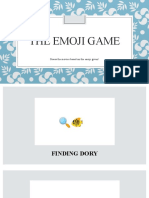 The Emoji Game: Guess The Movies Based On The Emoji Given!