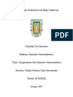 Ensayo de Derecho Administrativo