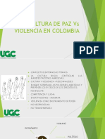 CULTURA DE PAZ Vs VIOLENCIA EN COLOMBIA