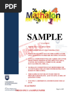 Sample: !!CAUTION!! This Is Only A Sample Paper