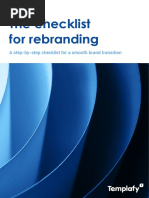 Templafy Checklist For Rebranding 2020