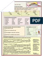 Word Formation Can Be Fun Grammar Drills Oneonone Activities Reading Compreh 132147