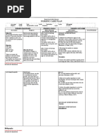 Nursing Care Plan: Nursing Diagnosis Nursing Goals Nursing Outcome