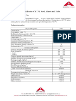 Allplastics - PTFE Virgin Sheet Data Sheet