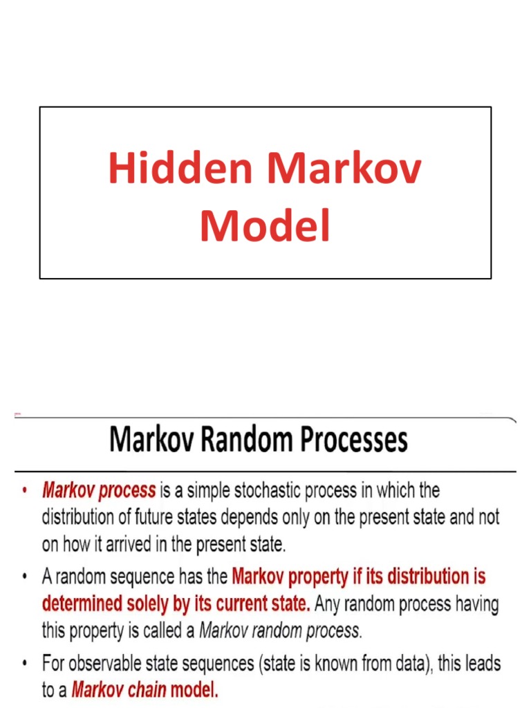 Hidden Markov Model | PDF