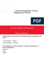 Community Based Management of Acute Malnutrition CMAM: Save The Children International