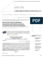 Normas Del Cuerpo de Bomberos Aeronáuticos Del Instituto Autónomo Aeropuerto Internacional de Maiquetía - Pandectas Digital