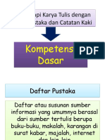 Melengkapi Karya Tulis Dengan Daftar Pustaka Dan Catatan