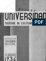 Revista de la Universidad febrero-1936