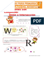 Unión e Intersección de Conjuntos para Segundo de Primaria