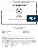 Kisi - Kisi Soal Pat KLS 7 Al-Qur'an Hadis 2018
